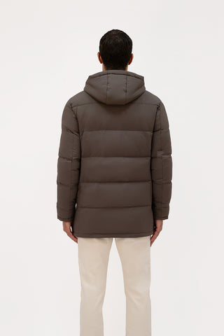 Hooded down jacket 