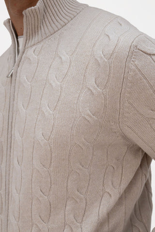 Bomber in cashmere a trecce