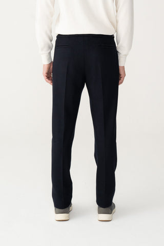Pantaloni in cashmere con coulisse