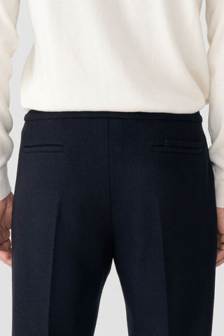 Pantaloni in cashmere con coulisse