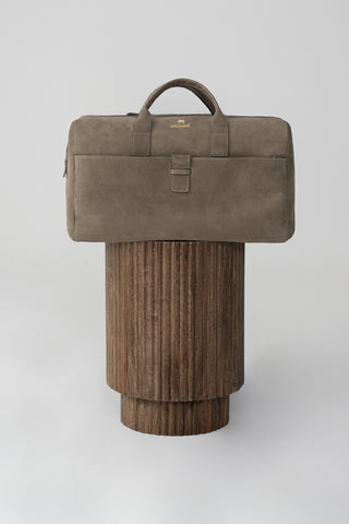Borsone in suede